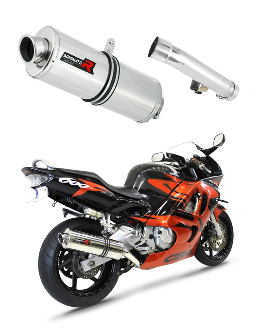 Honda CBR 600 F2 / F3 1991 - 1998 Exhaust Silencer Muffler OV + dB killer medium 19 m. - Dominator motociklo duslintuvas