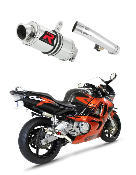 Honda CBR 600 F2 / F3 1991 - 1998 Exhaust Silencer Muffler GP1 + dB killer medium 19 m. - Dominator motociklo duslintuvas