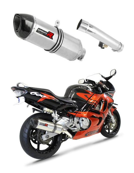 Honda CBR 600 F2 / F3 1991 - 1998 Exhaust Silencer Muffler HP1 + dB killer medium 19 m. 