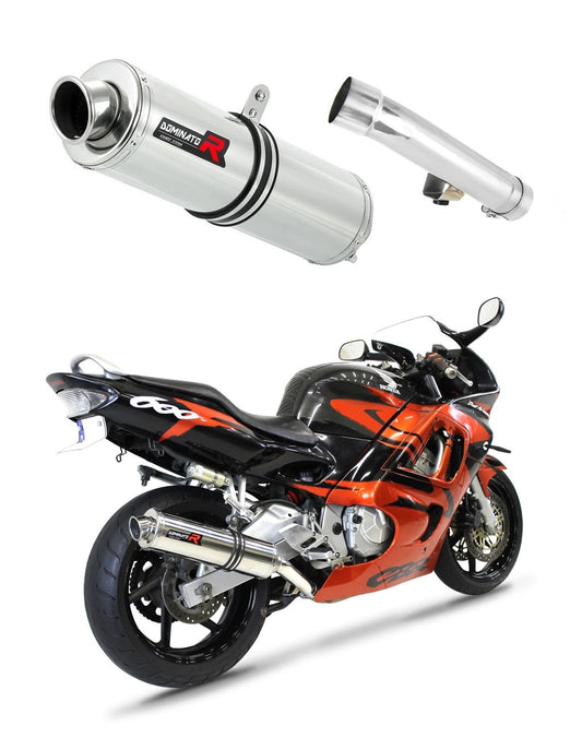 Honda CBR 600 F2 / F3 1991 - 1998 Exhaust Silencer Muffler ST + dB killer medium 19 m. - Dominator motociklo duslintuvas