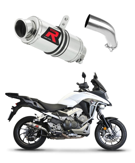 Honda VFR 800 X Crossrunner 2015 - 2021 Exhaust Silencer Muffler GP1 + dB killer medium 20 m. - Dominator motociklo duslintuvas
