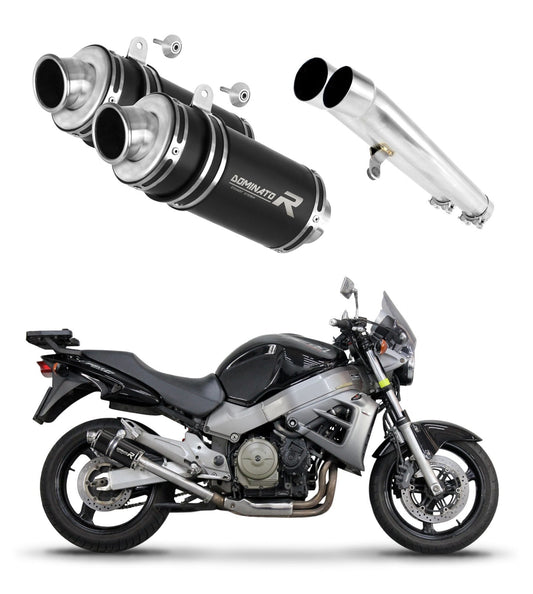 Honda CB 1100 X11 Exhaust Silencer Muffler GP1 BLACK + dB killer medium - Dominator motociklo duslintuvas