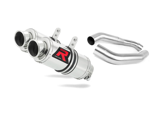 Honda CBR 1000F DUAL 1988 - 2000 Exhaust Silencer Muffler GP1 + dB killer medium 19 m. - Dominator motociklo duslintuvas