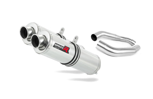 Honda CBR 1000F DUAL 1988 - 2000 Exhaust Silencer Muffler ST + dB killer medium 19 m. - Dominator motociklo duslintuvas