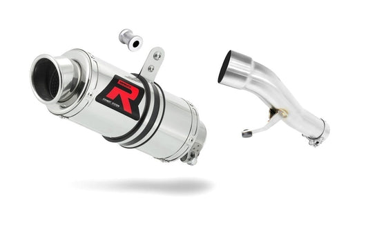 Honda CB 500 1993 - 2003 Exhaust Silencer Muffler GP1 + dB killer medium 19 m. - Dominator motociklo duslintuvas
