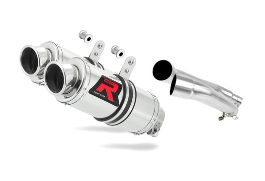 Honda CBF 1000 2006 - 2009 Exhaust Silencer Muffler GP1 + dB killer medium 20 m. - Dominator motociklo duslintuvas