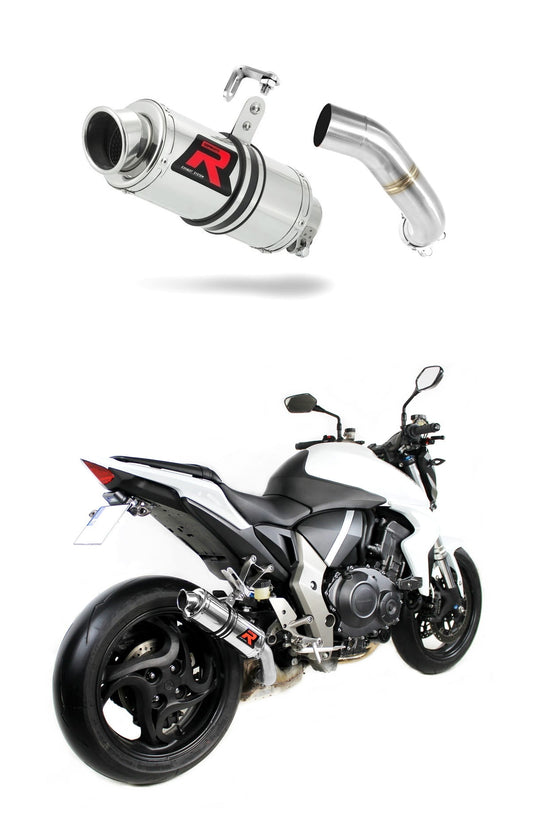 Honda CB 1000 R 2008 - 2017 Exhaust Silencer Muffler GP1 + dB killer medium 20 m. - Dominator motociklo duslintuvas