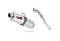 Honda XL 600 V TRANSALP 1987 - 2000 Exhaust Silencer Muffler OV + dB killer medium 19 m. - Dominator motociklo duslintuvas