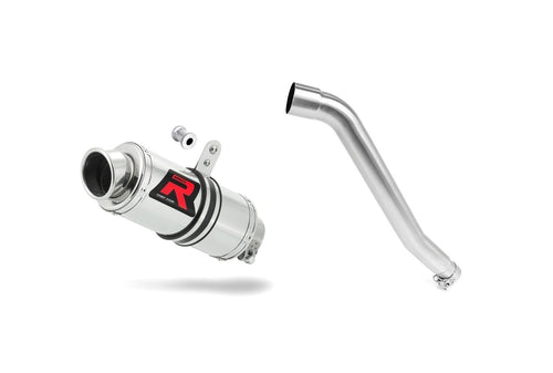 Honda XL 600 V TRANSALP 1987 - 2000 Exhaust Silencer Muffler GP1 + dB killer medium