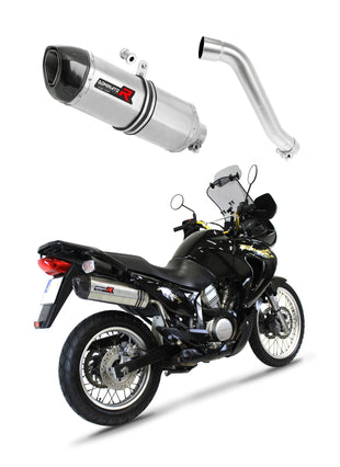 Honda XL 650 V TRANSALP 2001 - 2007 Exhaust Silencer Muffler HP1 + dB killer medium