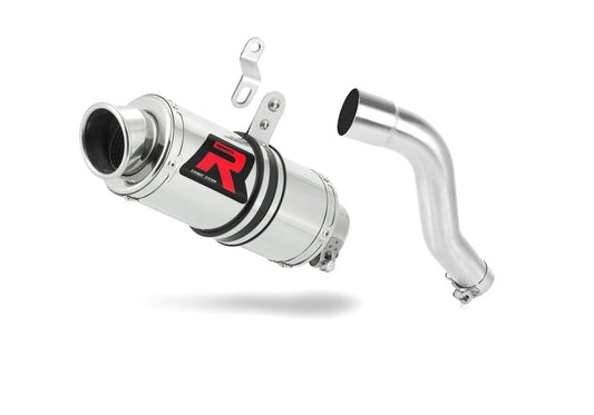 Honda XL 700 V TRANSALP 2008 - 2014 Exhaust Silencer Muffler GP1 + dB killer medium 20 m. - Dominator motociklo duslintuvas