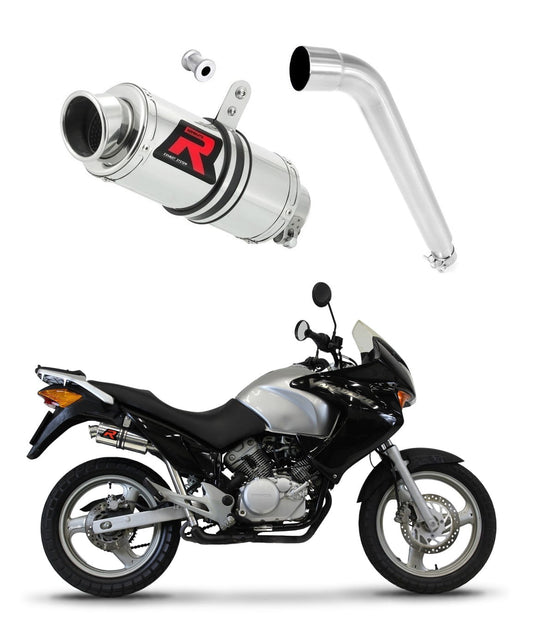 Honda XL 125 V VARADERO 2001 - 2006 Exhaust Silencer Muffler GP1 + dB killer medium 20 m. - Dominator motociklo duslintuvas