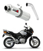 XL 125 V VARADERO Exhaust Silencer ROUND 2001 - 2006 + dB killer 20 m. - Dominator motociklo duslintuvas