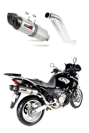Honda XL 1000 V VARADERO 1999 - 2016 Exhaust Silencer Muffler HP1 + dB killer medium