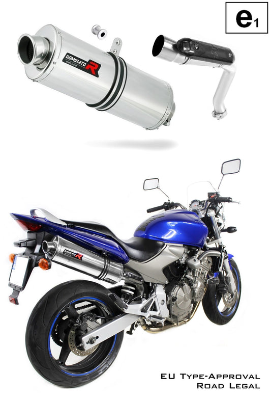 CB 600F HORNET EU Approved Exhaust Silencer OVAL 2003 - 2006 20 m. - Dominator motociklo duslintuvas
