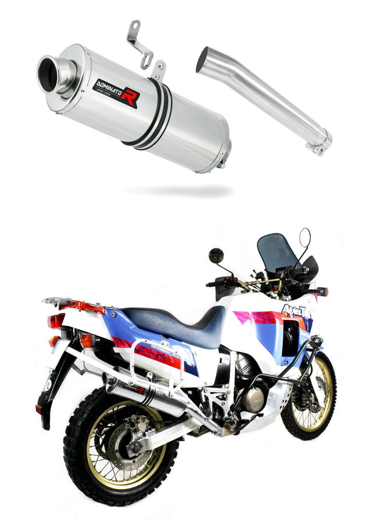 Honda XRV 750 AFRICA TWIN RD04 1990 - 1992 Exhaust Silencer Muffler OV + dB killer medium 19 m. - Dominator motociklo duslintuvas