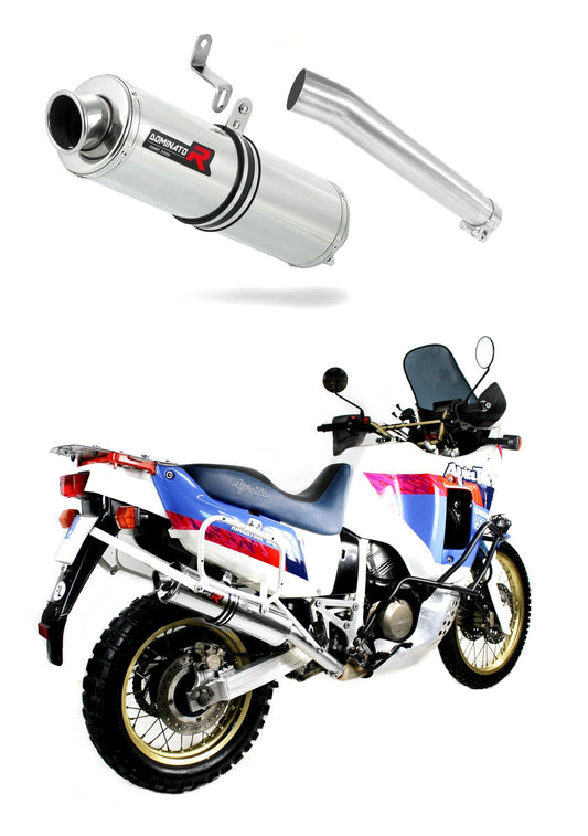 Honda XRV 750 AFRICA TWIN RD04 1990 - 1992 Exhaust Silencer Muffler ST + dB killer medium 19 m. - Dominator motociklo duslintuvas