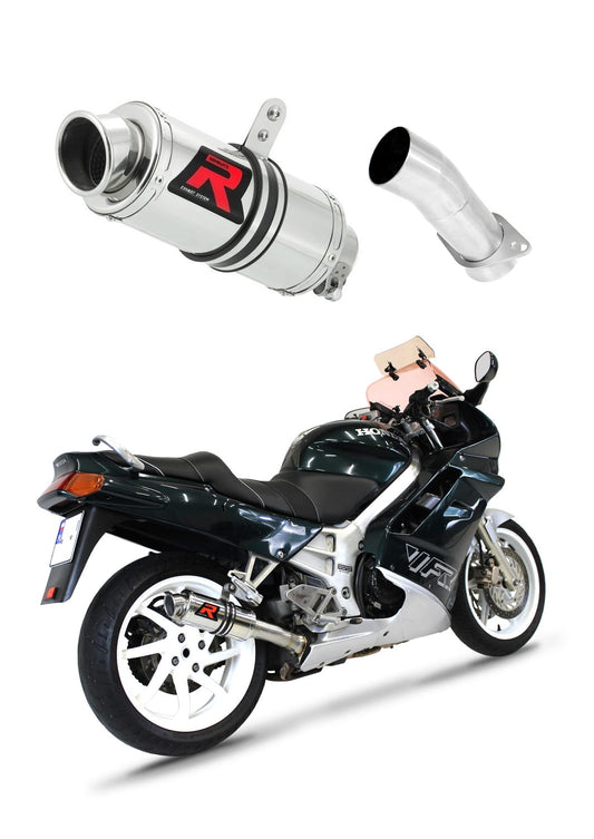 Honda VFR 750 1990 - 1992 Exhaust Silencer Muffler GP1 + dB killer medium 19 m. - Dominator motociklo duslintuvas