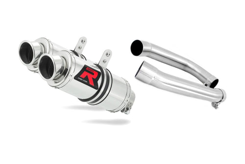 Honda VTR 1000F Firestorm 1998 - 2001 Exhaust Silencer Muffler GP1 + dB killer medium