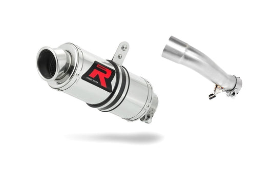 Honda CB 500 F 2013 - 2015 Exhaust Silencer Muffler GP1 + dB killer medium 20 m. - Dominator motociklo duslintuvas