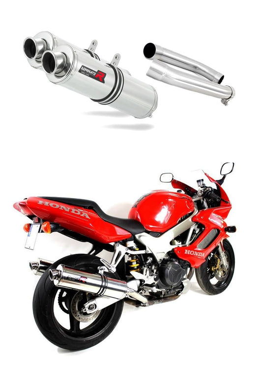 Honda VTR 1000F Firestorm 2002 - 2006 Exhaust Silencer Muffler ST + dB killer medium 20 m. - Dominator motociklo duslintuvas