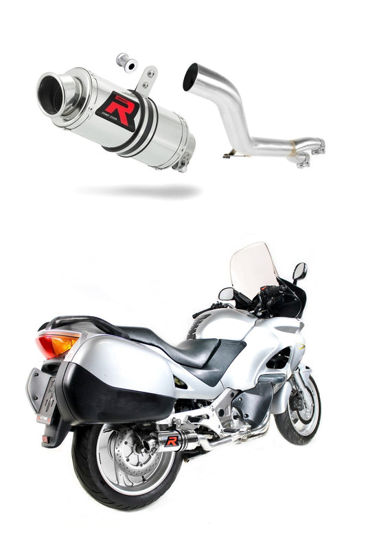 Honda NT 650 V DEAUVILLE RC47 1998 - 2005 Exhaust Silencer Muffler GP1 + dB killer medium 19 m. - Dominator motociklo duslintuvas
