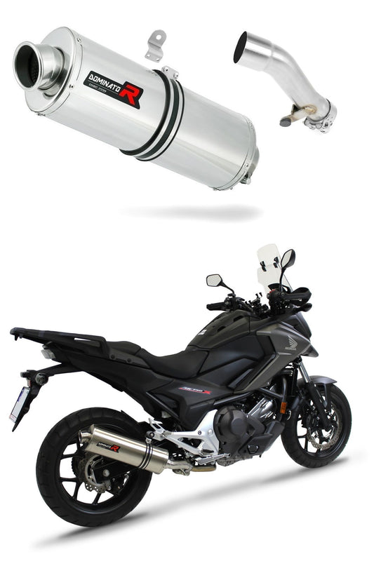 Honda NC 700 / 750 S 2012 - 2020 Exhaust Silencer Muffler OV + dB killer medium 20 m. - Dominator motociklo duslintuvas