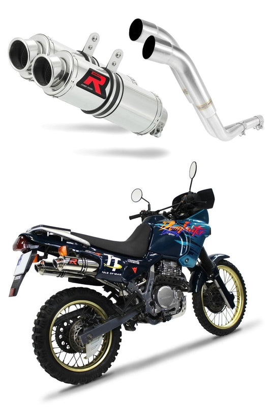 Honda NX 650 DOMINATOR RD02 1988 - 1994 Exhaust Silencer Muffler GP1 + dB killer medium 19 m. - Dominator motociklo duslintuvas