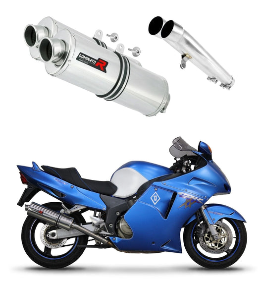 Honda CBR 1100 XX 1996 - 2006 Exhaust Silencer Muffler OV + dB killer medium 19 m. - Dominator motociklo duslintuvas