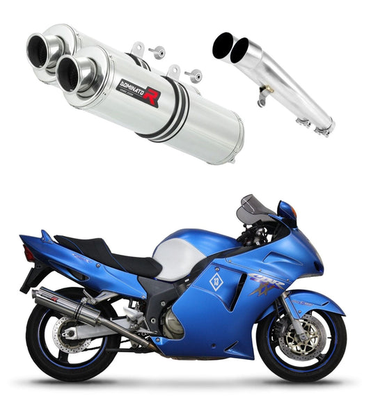 Honda CBR 1100 XX 1996 - 2006 Exhaust Silencer Muffler ST + dB killer medium 19 m. - Dominator motociklo duslintuvas