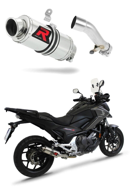 Honda NC 700 / 750 X 2012 - 2020 Exhaust Silencer Muffler GP1 + dB killer medium 20 m. - Dominator motociklo duslintuvas