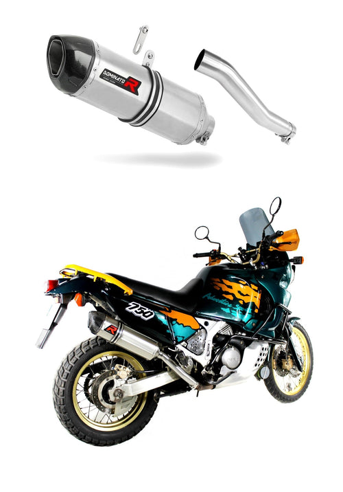 Honda XRV 750 AFRICA TWIN RD07 1993 - 1995 Exhaust Silencer Muffler HP1 + dB killer medium