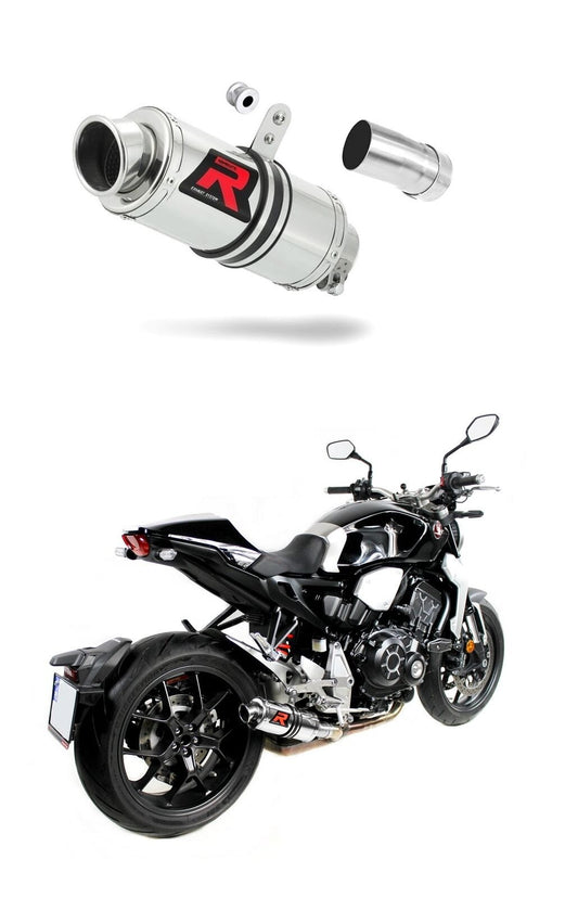 Honda CB 1000 R 2018 - 2020 Exhaust Silencer Muffler GP1 + dB killer medium 20 m. - Dominator motociklo duslintuvas