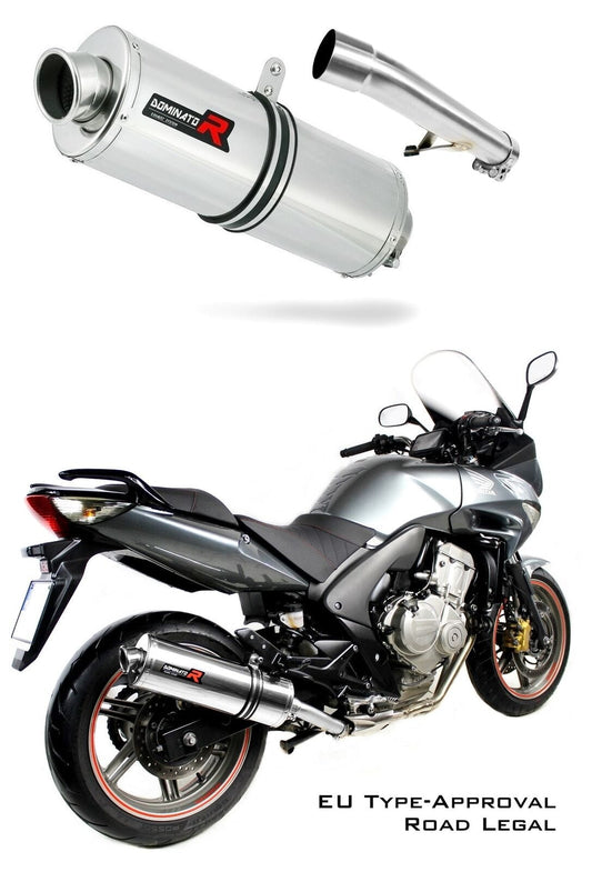 CBF 600 EU Approved Exhaust Silencer OVAL 2008 - 2013 20 m. - Dominator motociklo duslintuvas