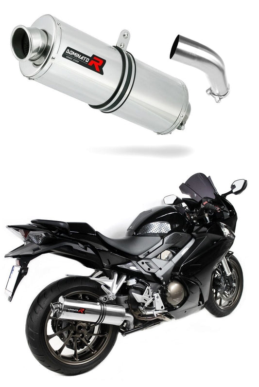 Honda VFR 800 F 2014 - 2019 Exhaust Silencer Muffler OV + dB killer medium 20 m. - Dominator motociklo duslintuvas