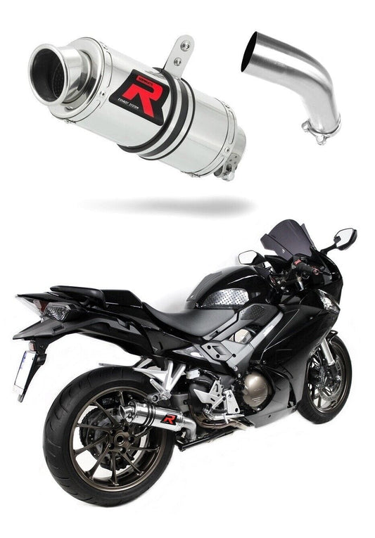 Honda VFR 800 F 2014 - 2019 Exhaust Silencer Muffler GP1 + dB killer medium 20 m. - Dominator motociklo duslintuvas