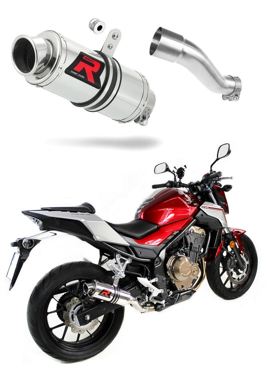 Honda CB 500 F 2016 - 2019 Exhaust Silencer Muffler GP1 + dB killer medium 20 m. - Dominator motociklo duslintuvas