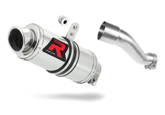 Honda CB 500 X 2017 - 2019 Exhaust Silencer Muffler GP1 + dB killer medium 20 m. - Dominator motociklo duslintuvas