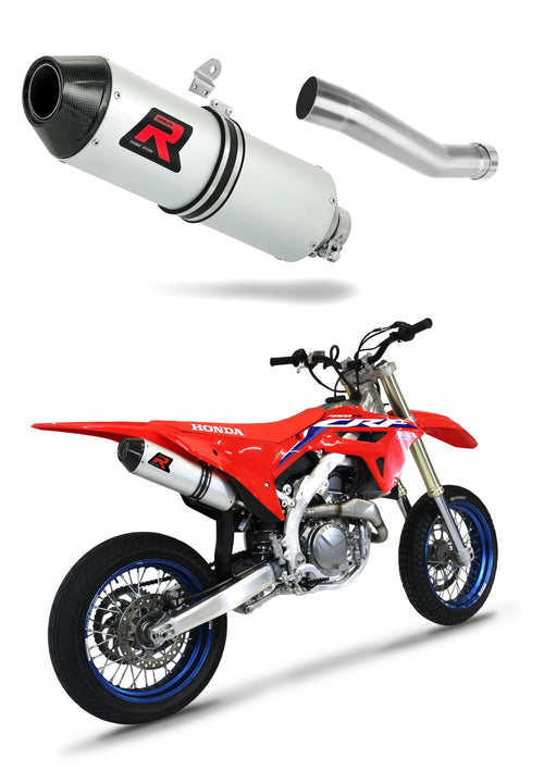Honda CRF 450 R RX 2021 Exhaust Silencer Muffler MX2 + dB killer medium