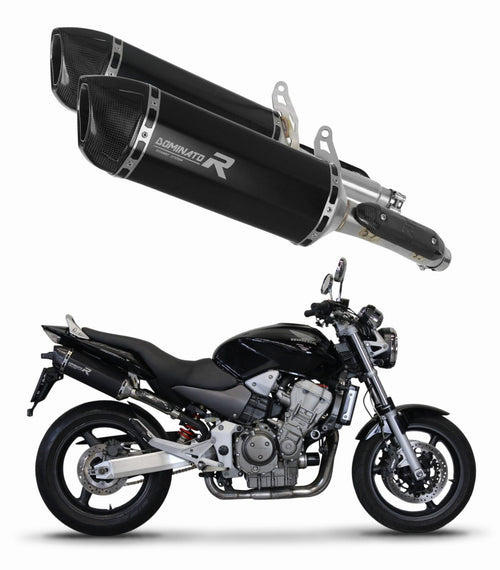 Honda CB 900F HORNET 2002 - 2007 Exhaust Silencer Muffler HP1 BLACK + dB killer medium