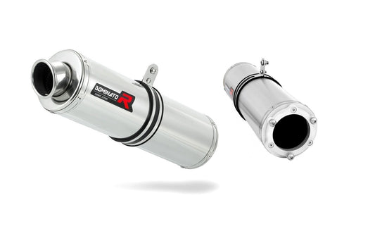 Hyosung GT 650 Exhaust Silencer Muffler ST + dB killer medium - Dominator motociklo duslintuvas