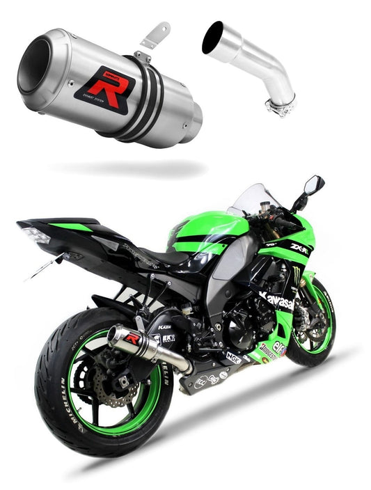 Kawasaki ZX10R 2008 - 2010 Exhaust Silencer Muffler GP + dB killer medium 20 m. - Dominator motociklo duslintuvas