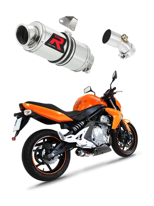 Kawasaki ER - 6 N / F 650 2006 - 2008 Exhaust Silencer Muffler GP1 + dB killer medium 20 m. - Dominator motociklo duslintuvas
