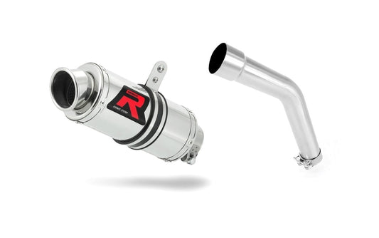 Kawasaki KLE 500 Exhaust Silencer Muffler GP1 + dB killer medium - Dominator motociklo duslintuvas