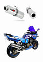 Kawasaki ZRX 1200 2001 - 2007 Exhaust Silencer Muffler OV + dB killer medium 20 m. - Dominator motociklo duslintuvas