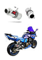 Kawasaki ZRX 1200 2001 - 2007 Exhaust Silencer Muffler GP1 + dB killer medium 20 m. - Dominator motociklo duslintuvas