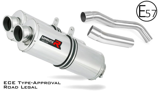 Z1000 EU Approved Exhaust Silencer OVAL 2007 - 2009 20 m. - Dominator motociklo duslintuvas