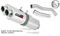 Z1000 EU Approved Exhaust Silencer OVAL 2007 - 2009 20 m. - Dominator motociklo duslintuvas