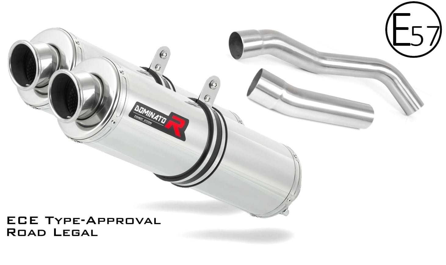 Z1000 EU Approved Exhaust Silencer ROUND 2007 - 2009 20 m. - Dominator motociklo duslintuvas