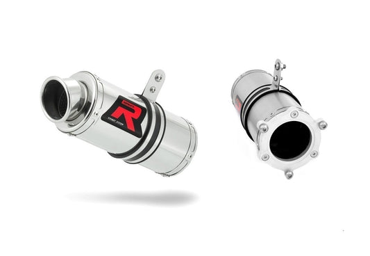 Kawasaki ZX6R 1995 - 1997 Exhaust Silencer Muffler GP1 + dB killer medium 19 m. - Dominator motociklo duslintuvas